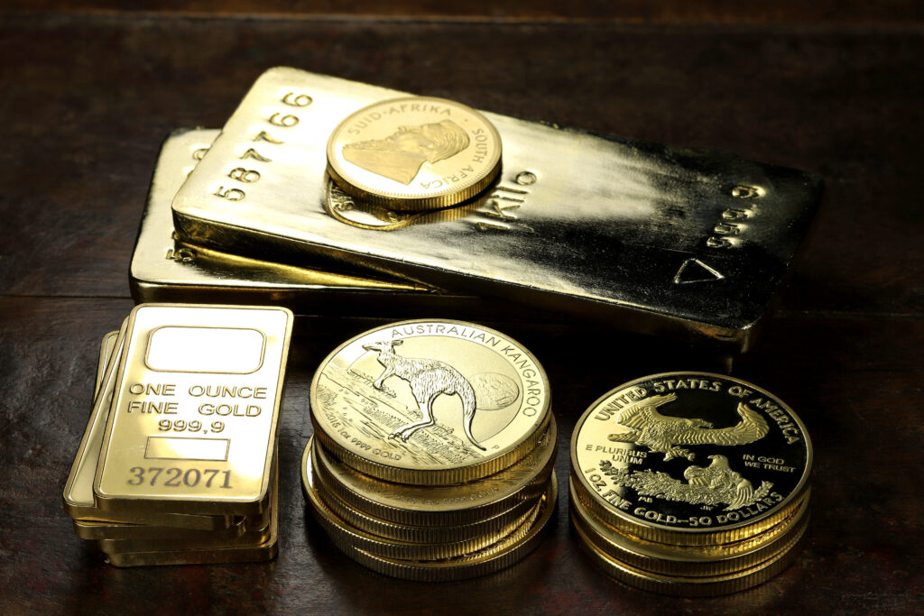 Aufbewahrungssysteme für Münzen und Barren aus Gold oder Silber